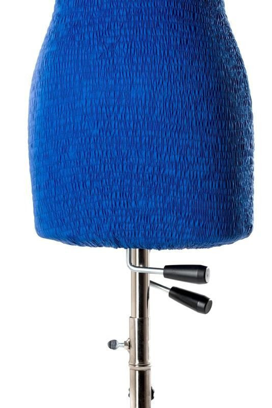 Taglia 42/54 Blu - Manichino Sartoriale Da Donna Regolabile