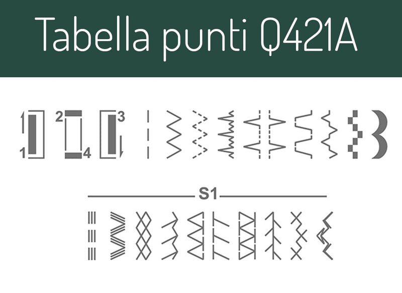 Necchi Q421A macchina per cucire