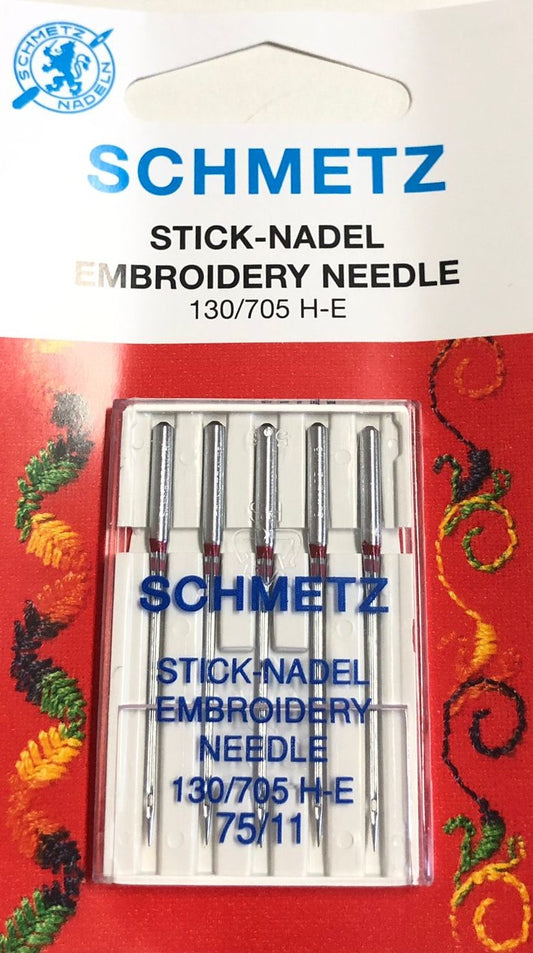 Per ricamo 130/705 H-E n.75 Aghi Schmetz