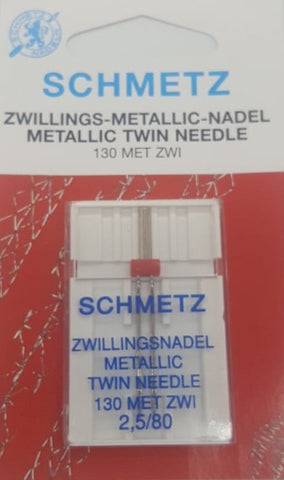 Gemello Metallic 130/705 H-MET 2,5 mm f. 80 Aghi Schmetz