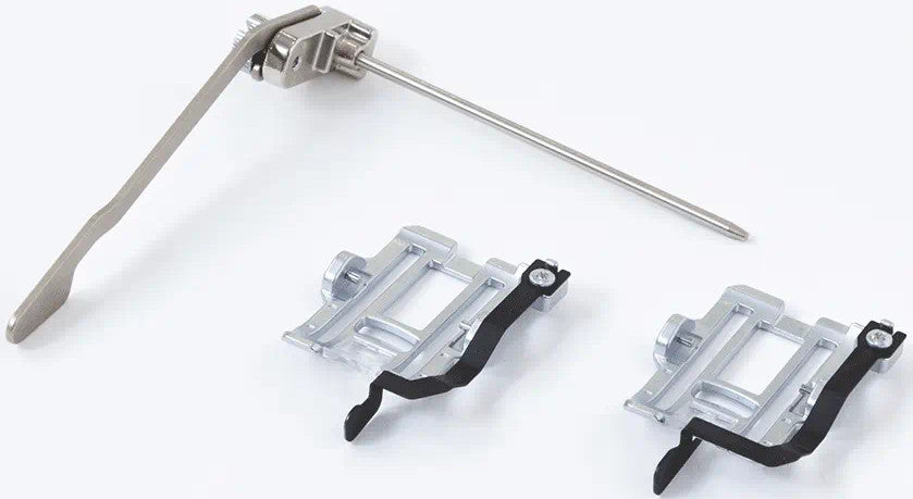 Set di solette intercambiabili per piedino a doppio trasporto dinamico F086