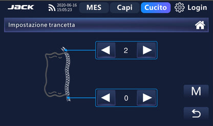 Tagliacuci JACK C10+Tagliacuce Avanzata Con Pannello Touch Screen