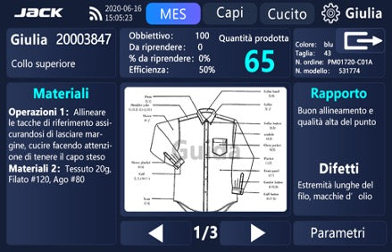 Tagliacuci JACK C10+Tagliacuce Avanzata Con Pannello Touch Screen