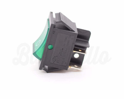 Interruttore Con Led Verde Battistella
