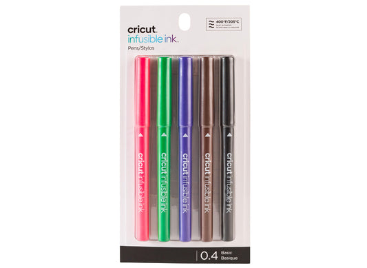 CRICUT PENNARELLI INFUSIBILE INK BASICHE 0.4